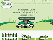 Tablet Screenshot of biologicalcare.it